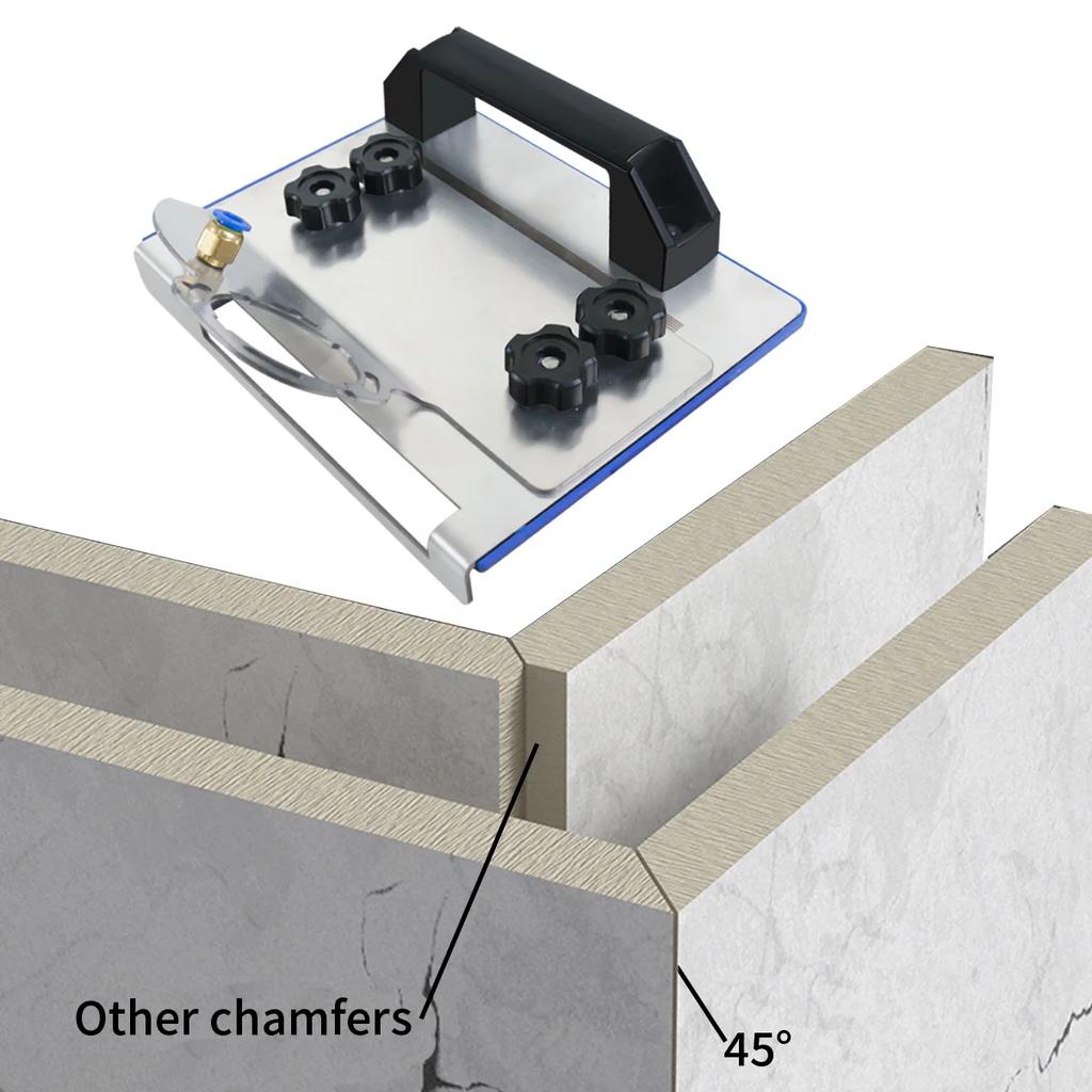 Angle Chamfer Tool for Finely Cut Stand Holde / Saw Blade,Tile Cutting Efficient Angle Bracket Tiling for Type 100 Angle Grinder