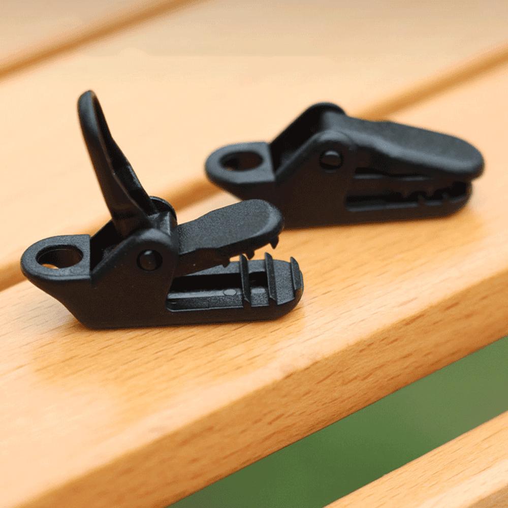 10 Pcs Tent Crocodile-shape Clips Unique Shape Mini Tent Clamp For Parks