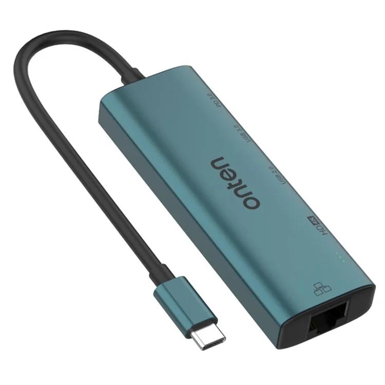 

ONTEN UC122 5-in-1 USB-C Hub Multi-Port Adapter USB-C to USB3.0 +USB2.0 Card Slots Adapter