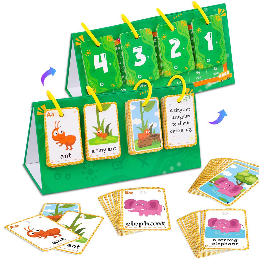 104 Words, Phrases, Desktop Education Cards, English Cards, Word Spelling Games, Baby Letters, Cognitive Pairing
