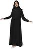 Bimba Women Islamic Prayer Dress With Hijab Cuff Sleeves Traditional Muslim Abaya