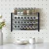 Spice Rack Organizer for Cabinet Seasoning Storage Set Wall Mounted 4 Pack