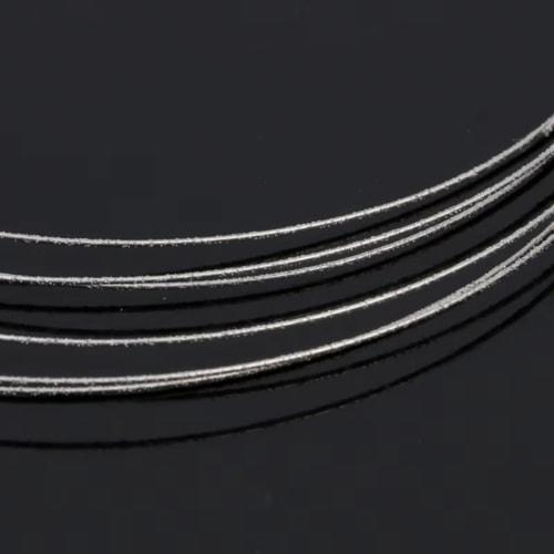 AIBOAT 1M Diamond Wire Saw Blade, Ultra-Fine Diamond Steel Wire, Hand Saw Blade with Sawdust Replacement Blade, for Jade Sawdust, Wire Cutting Wire, D