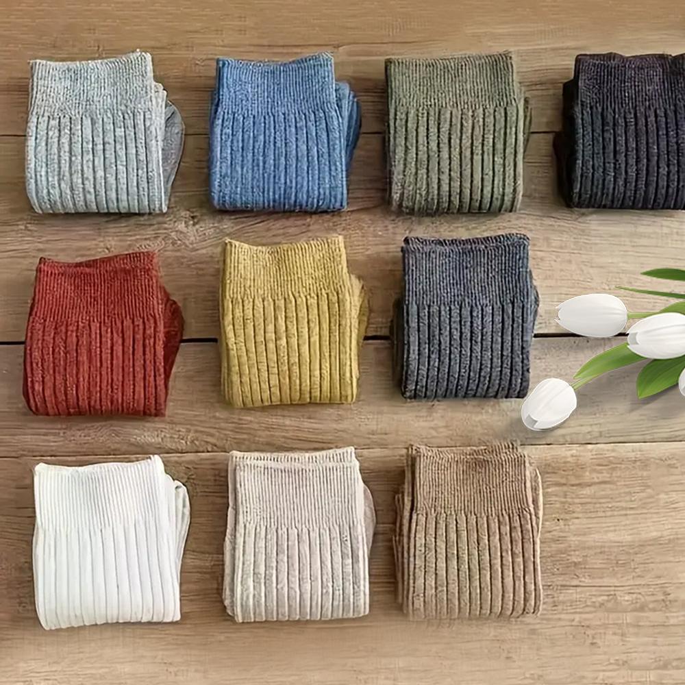 10 Paar Einfarbige Socken Damen Lässig Atmungsaktiv Streetwear Sportsocken Mode Schulmädchensocken