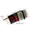 R6DS 2.4GHz Remote Control Receiver 6/10 Channels SBUS/PWM/PPM for Fixed Wing AT9S/AT9S o/AT10/AT10II Transmitter