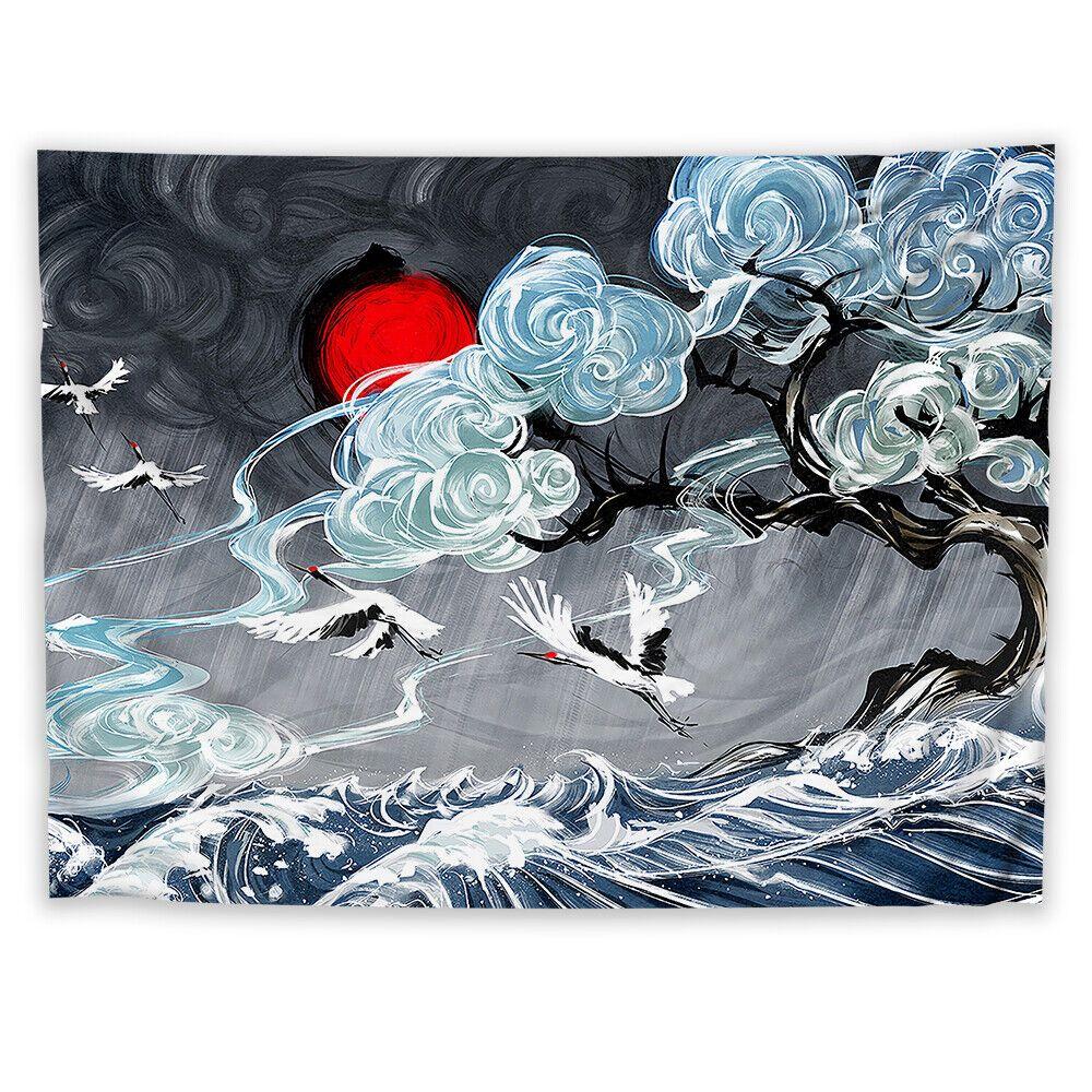 Tapestry Japanese painting art 75x100