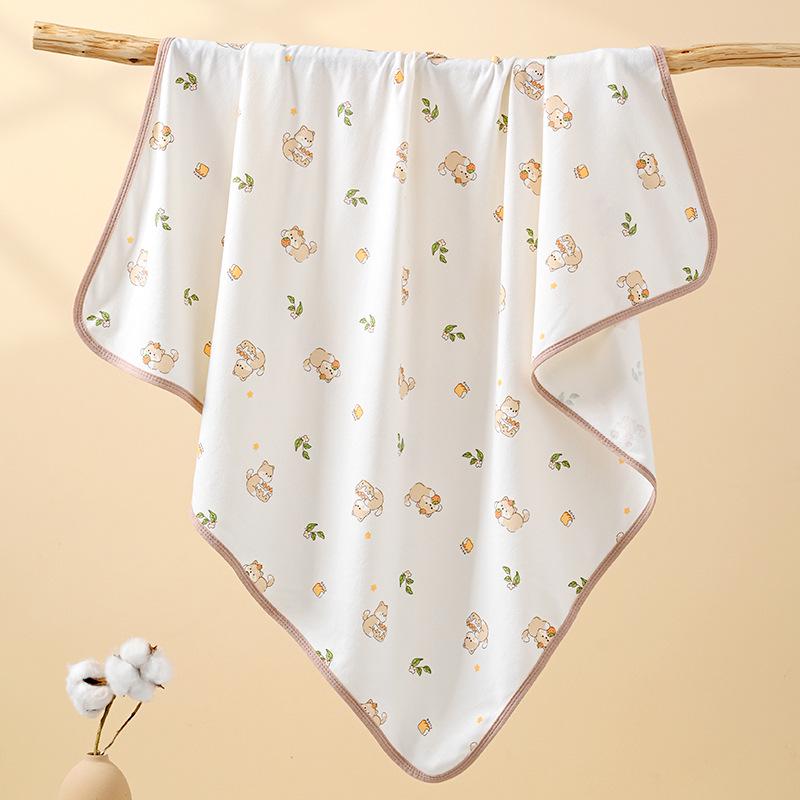 Breathable Pure Cotton Newborn Swaddle Blanket, Thin To Prevent Startle Reflex, Infant Type A.
