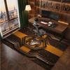 Wolverhampton Wanderers Football Print Crystal Velvet Rug, Comfortable Water Absorbent Non Slip Indoor Floor Carpet