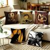 CClassic Indie Horror Game BATIM Bendy  Pillow Case Square DoubleSided Sofa Cushion Cover Bedroom Bedside Pillow