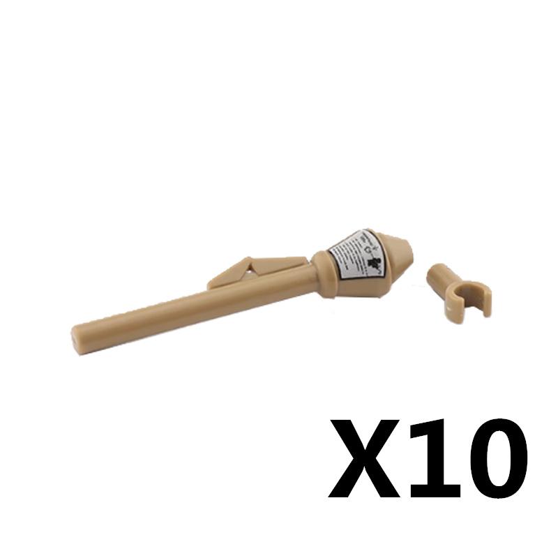 Militärwaffen MOC Bausteine Figuren Soldat US Sowjetischer Gewehr Mini-Kanone Raketenwerfer MG42 RPG Kugel Spielzeug Geschenk K022