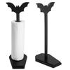 Halloween Bat Paper Towel Holder Handmade Non Perforated Vertical Tissue Holder Detachable Topper Witchy Gifts