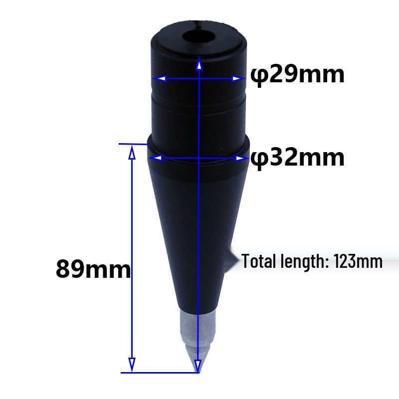 Carbon Fiber Surveying Rod with Bubble Level, Group Holder, and Pin Leg for Visual Carbon Fiber Rod