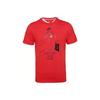 Prosperity Grafik Sportlich Lässig Rundhals Kurzarm T-Shirt Herren T-Shirt Rot BV5825-600