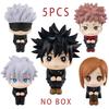 7-9cm Anime Jujutsu Kaisen Figure Itadori Yuji Gojo Satori Fushiguro Megumi Kugisaki Kawaii Toy Car Decoration PVC Model Gift