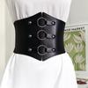 Stretchy Cinch Belt For Dresses Buckle Slimming Body Belts for Women Elastic High Waist Hiphop Rock Nightclub Sexy Jeans