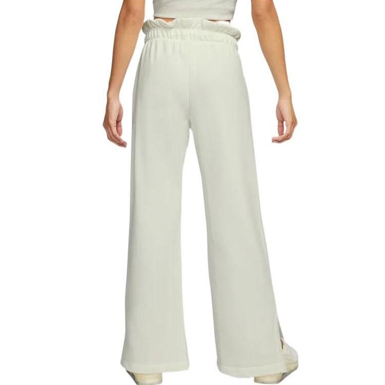 Nike Casual Pants Women's White Moderate Straight Fit Pants DQ6169-133