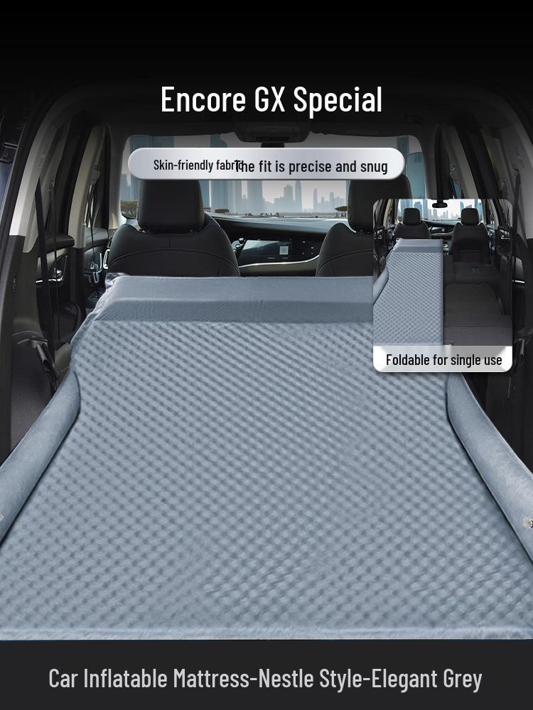 Buick Envision & Enclave SUV Inflatable Trunk Bed - Portable Sleeping Travel Mat with Free Inflation.
