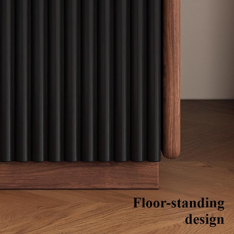 Solid Wood Nightstands Bedroom Simple Bedside Table Retro Creative Bedside Cabinet Living Room Multifunctional Storage Cabinet