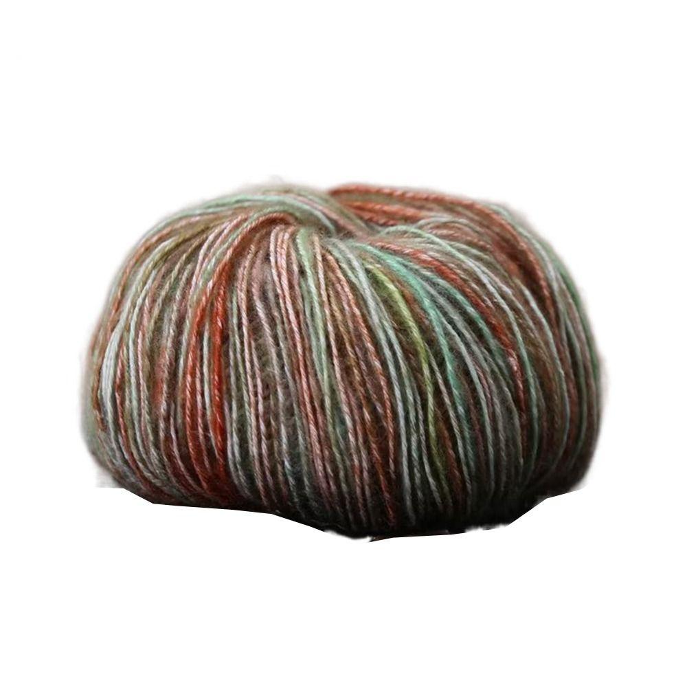 Multicolored Hand Knitting Yarn Super Soft Variegated Worsted Weight Yarn  Scarves