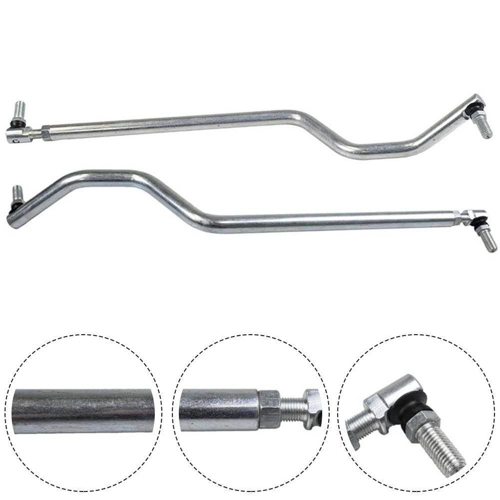 Chromoly Steel Steering Drag Chain Pull Rod Set Left and Right for GY20491 GY20492 Fits L100 L130 and G110 with Locking Nuts