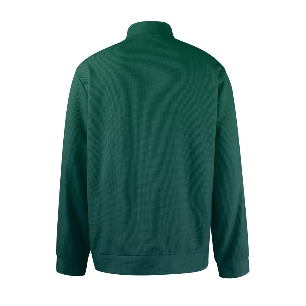 Men's Short Zip Pullover Turtleneck Long Sleeve Top