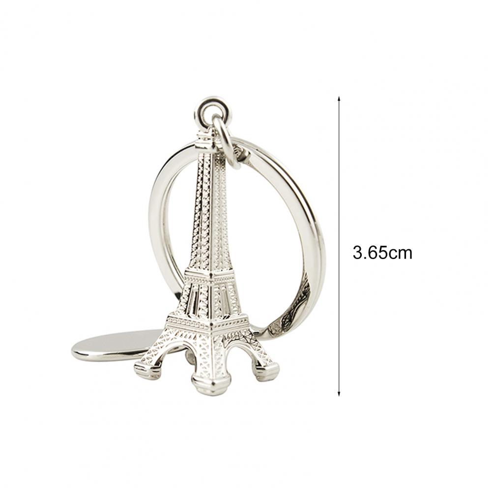 Key Chain Mini Eiffel Tower Design Exquisite Ornament Hanging Bag Pendant for Gift