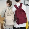 Schoolbag New Korean Version Simple Letter Backpack, Primary and Secondary School Schoolbag, Large Capacity and Light Men's and Women's Travel