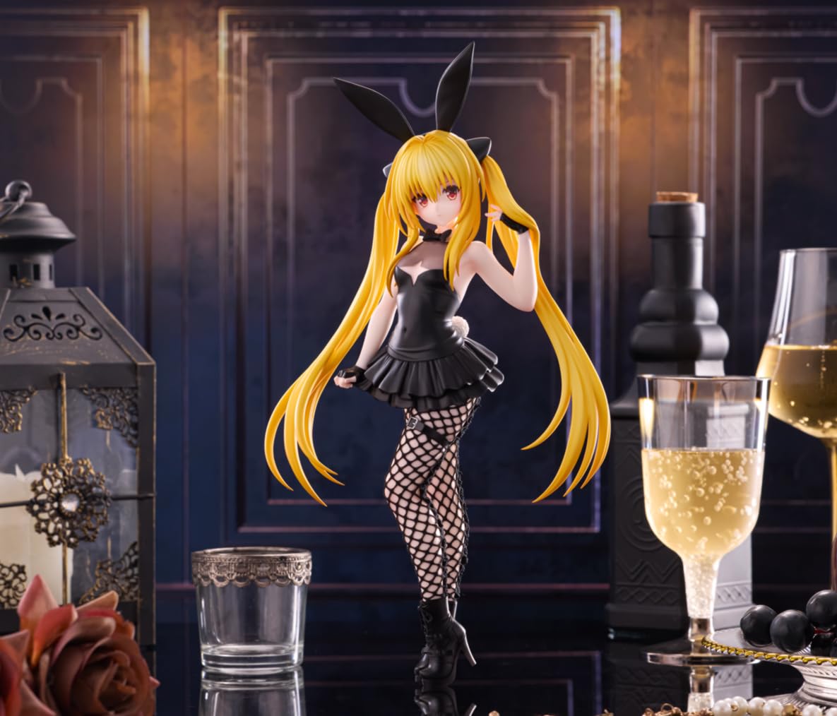 To LOVEru Darkness BiCute Bunnies Figure Bunny Black Anime Figure -Trouble- -Golden Darkness-, Girl, Outfit,