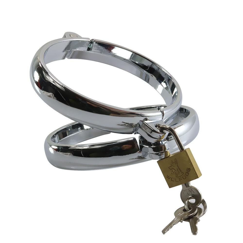 Women's Men's Sex Leg Cuffs Anklet Lock Metal Sex Toys Sex Tools Sex Toy Bundles of Torture Props