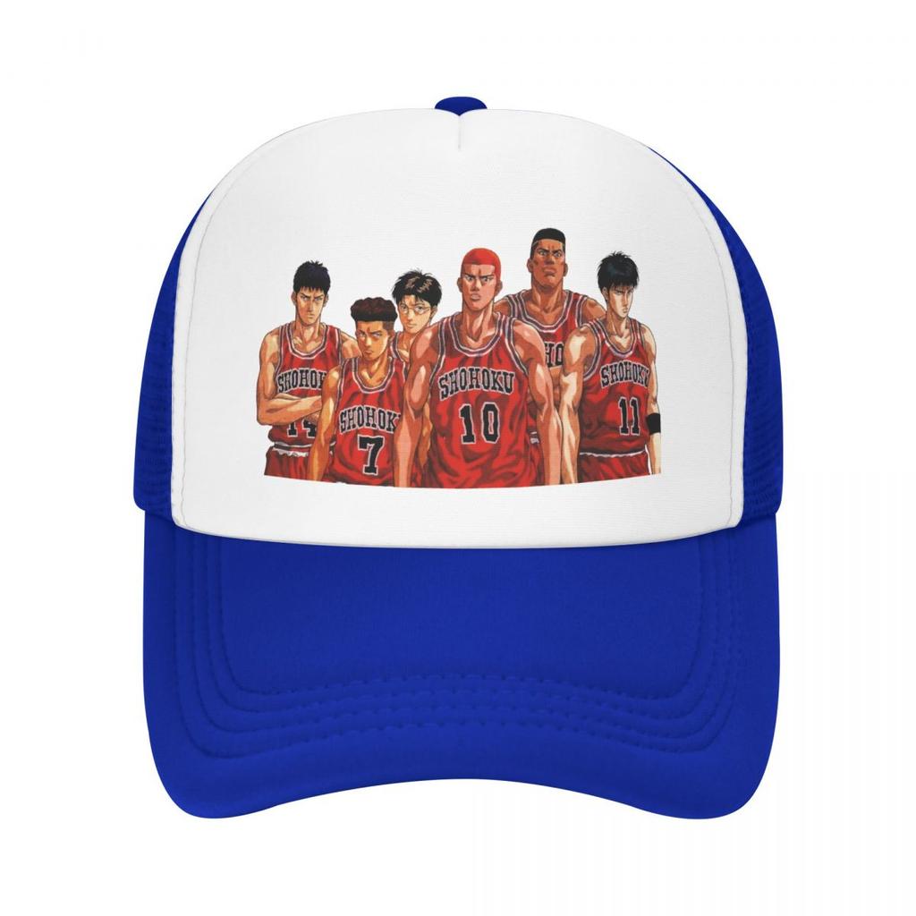 Cartoon Basketball Anime Slam Dunk Baseball Cap für Unisex WoUnisex Atmungsaktive Trucker Hat Performance Snapback Hüte Sommer Caps