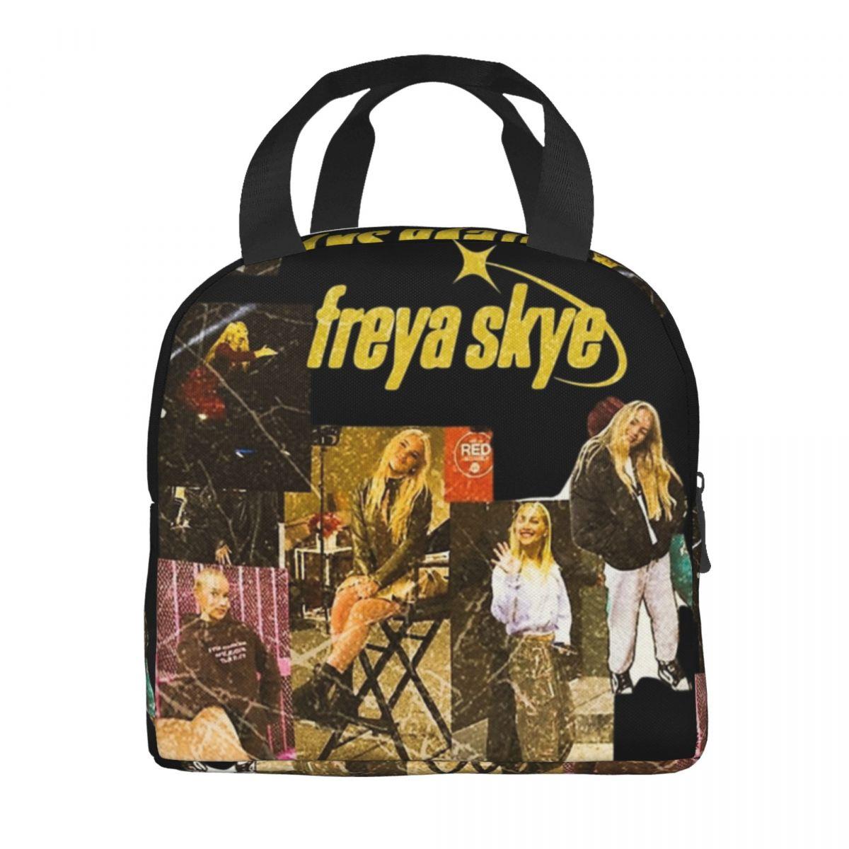 Freya Skye Singer Accessories Insulated Lunch Tote Bag For Office Storage Food Boxes Portable Cooler Thermal Lunch Boxes Option 1