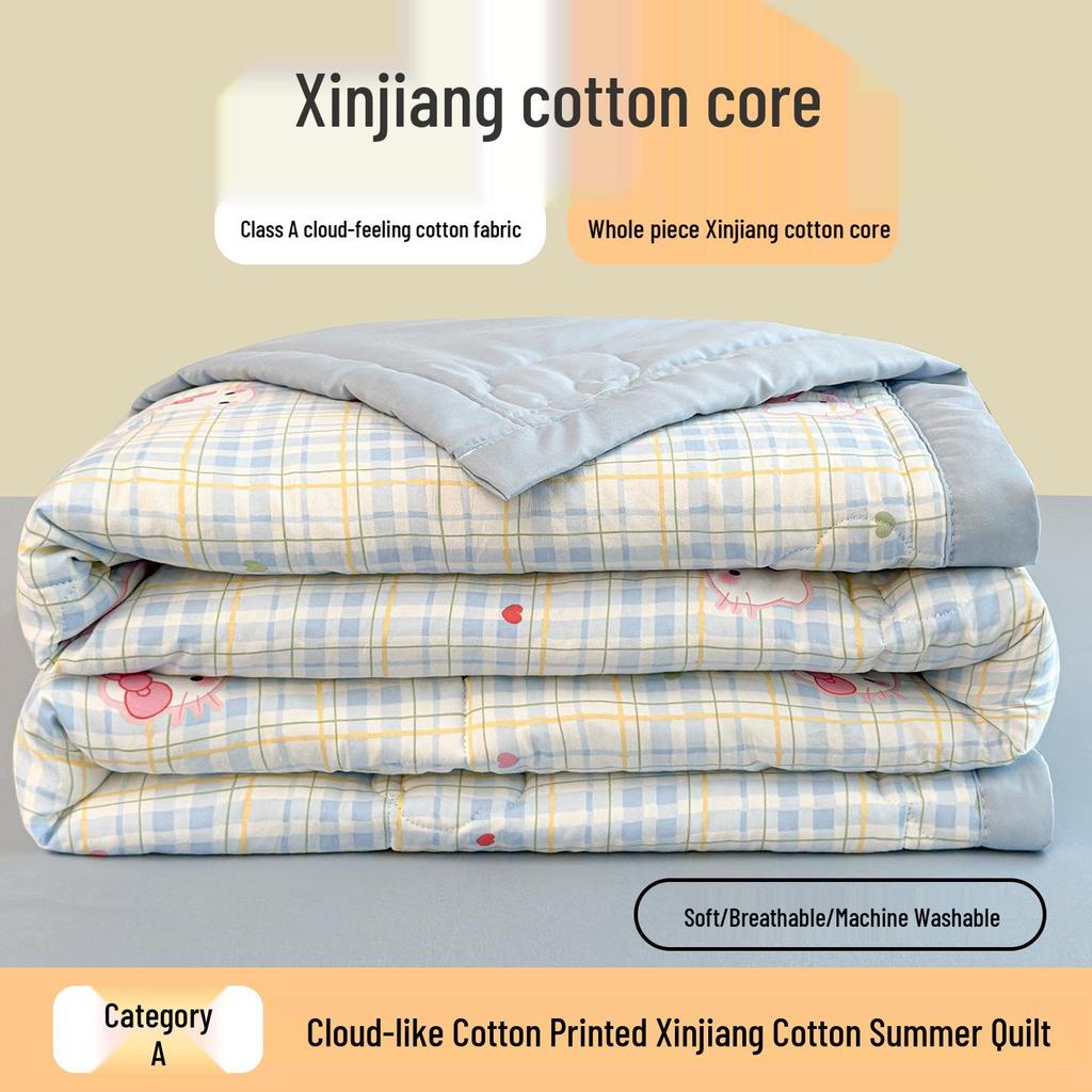 All-Season Machine Washable Children's Summer Quilt - Suitable for Air Conditioning and Home Use