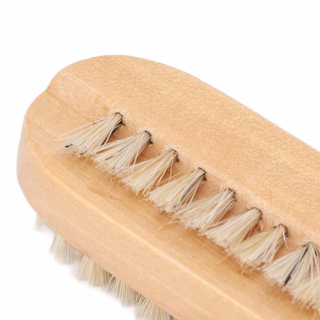 Nail Brush Men Women Wooden Fingernail Dust Dirt Removal Manicure Pedicure Cleaning Scrub Brush