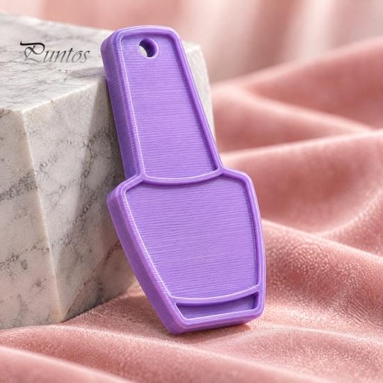 Decorative Key Ring Tool Portable Beverage Can Opener Keychain, 3D Printed Nail Polish Small Bottle for Rings Shape with Outdoor Activities