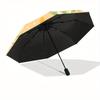1pc Floral Patchwork Auto Leisure Cool Umbrella - Auto Open/Close Folding Umbrella with Reinforced 8-Rib Frame, 101