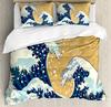 Japanese Bedding Set For Bedroom Bed Home Branch Of A Flourishing Sakura Tree Flowers Cher Duvet Cover Quilt Cover Pillowcase