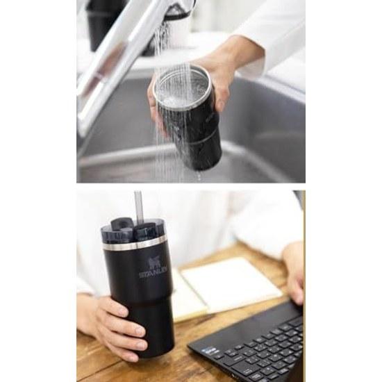 STANLEY H2.0 Vacuum Slim Quencher 0.6L Stainless Steel Straw Tumbler 600ml Insulated Water Bottle Outdoor