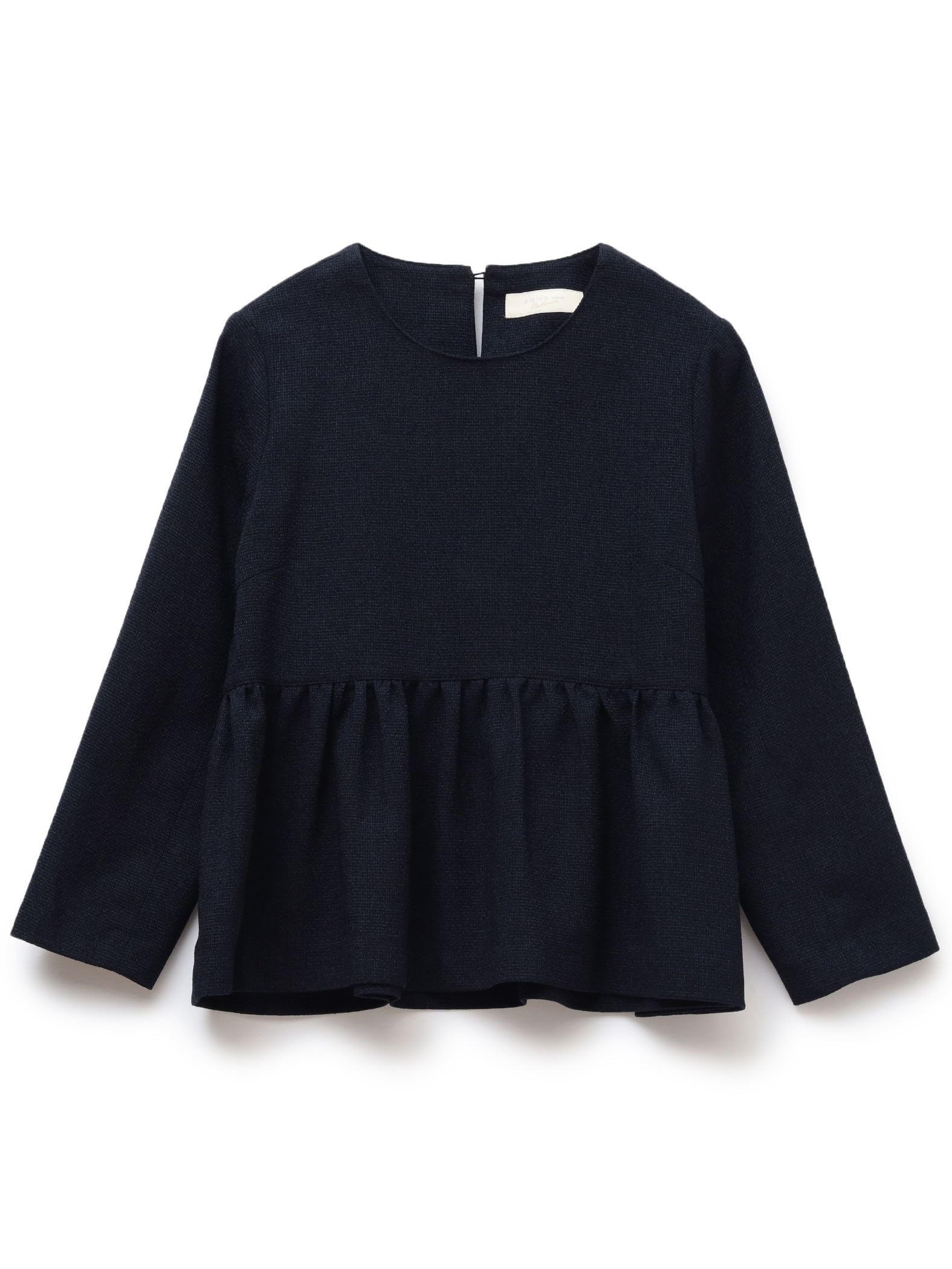 

В:Женский пуловер из светлого твида MING LIFE STORE от BEAMS (S-L) Темно-синий Средний