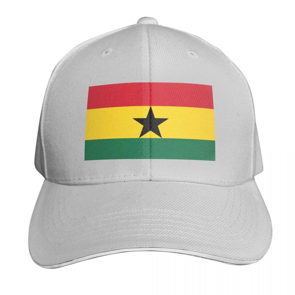 Flag of Ghana Baseball Cap Hard Hat Trucker Cap Streetwear Sunhat For Women Unisexs