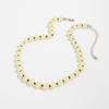 Fashion Creative Transparent Glass Beads Choker Necklaces for Women Retro Bohemian Clavicle Chain Necklace Summer Daily Party Jewelry