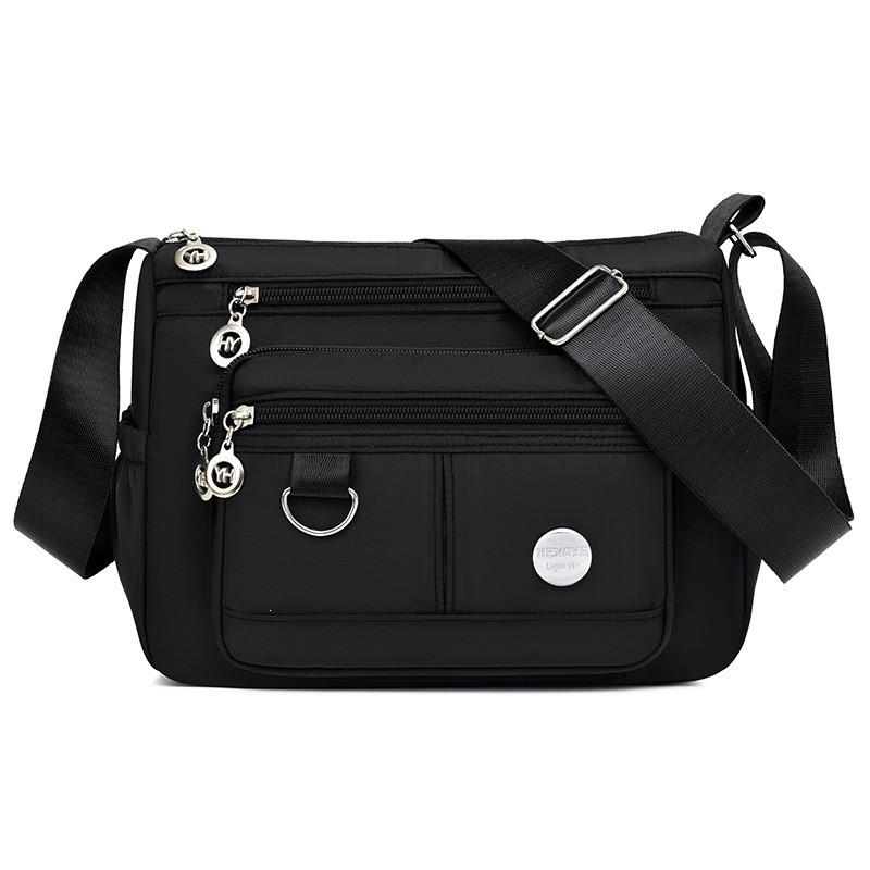 Casual Tote Bag For Elderly Women With Polyester Fabric Large Capacity Shoulder Crossbody Purse For Travel