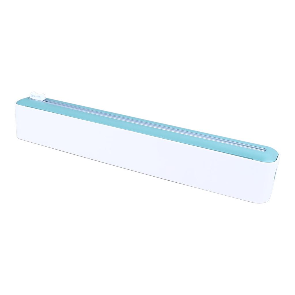 Reusable Cling Film Dispenser Magnetic Refillable Plastic Wrap Dispenser with Cutter Magnetic Stripe
