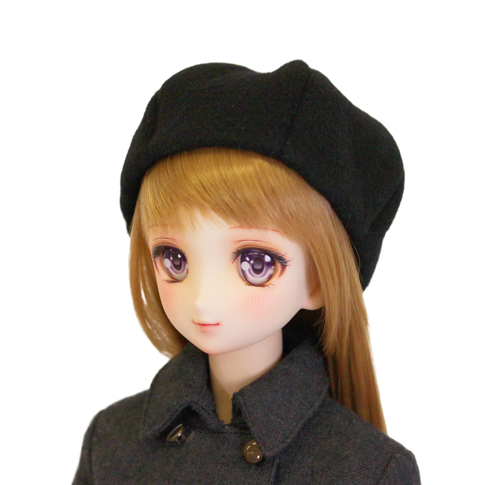 

Petite Marie DD MDD Compatible Beaver Material 60cm 40cm BJD Doll Clothes 1/3 (DDH-01-10) Beret, Black, 9-10 inch, Doll, Doll, [No.0080] чёрный
