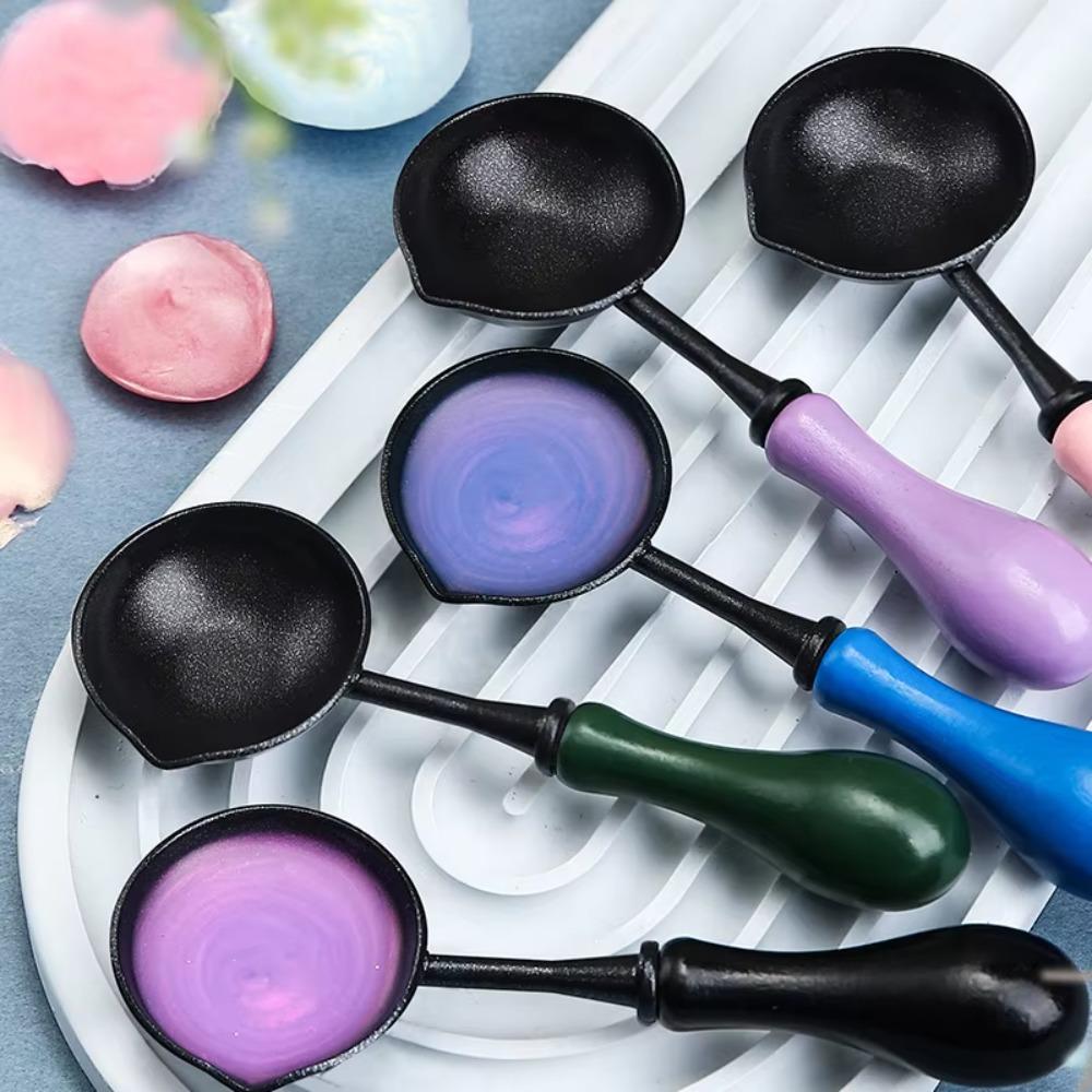 Non-Stick Melting Spoon Easy Clean Wax Seal Tool New Wax Sealing Spoon Wax Sealing