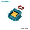 Power Wheels Adaptor for Makita 18V Li-ion Battery Power Mount Connector DIY Adapter Dock Holder for Power Tool RC Toys Robotics