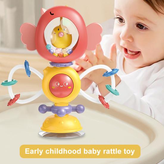 

Детская погремушка, вращающаяся музыка с присоской, милая игрушка, сенсорная игрушка, стул, настольная игрушка, мультяшная присоска