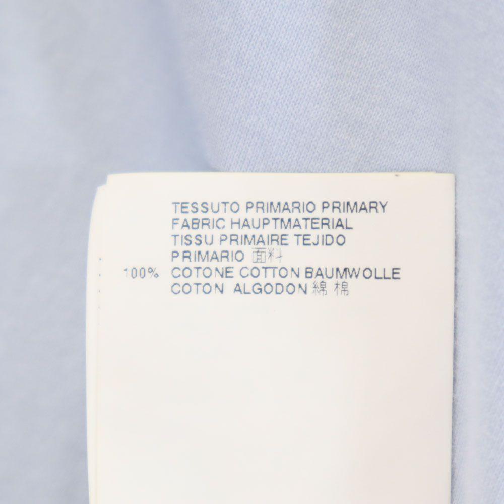 MARTIN MARGIELA Made In Italy Long Sleeve V Neck T-shirt 46 Blue Men's Used