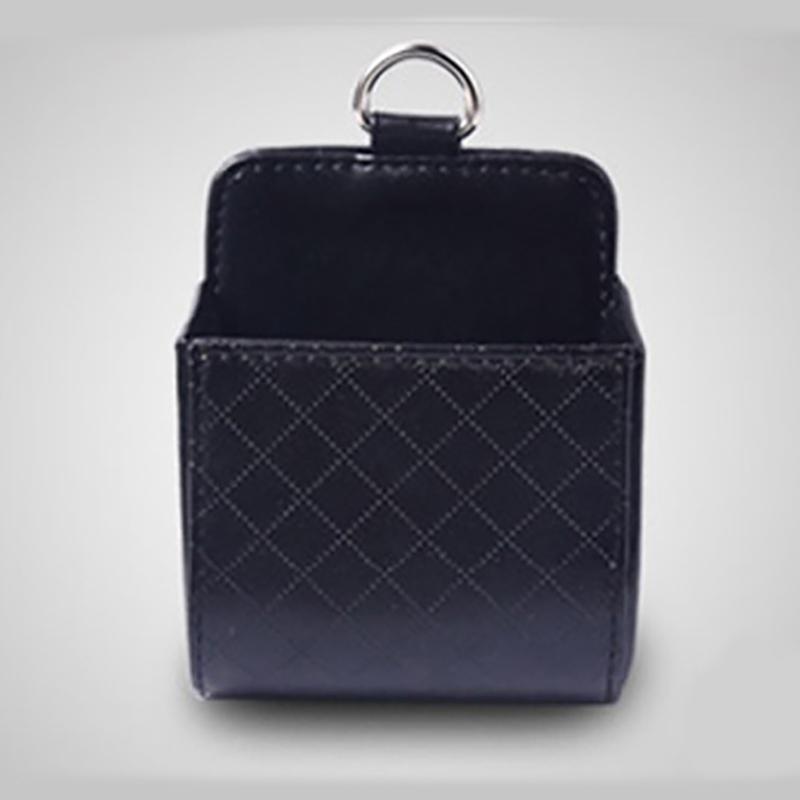 SCIONE Car Air Outlet Mobile Phone Storage Bag Air Conditioning Multifunctional Car Storage Box Car Lambskin Air Outlet Storage Hanging Bag