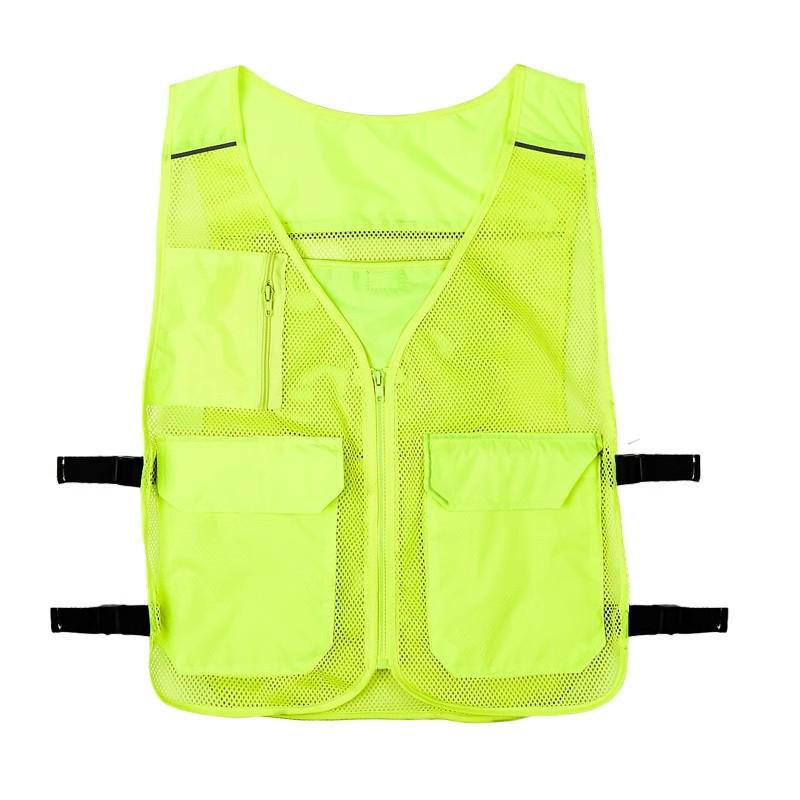 Summer Cooling Vest with Ice Pack: Heatstroke Prevention Workwear for Outdoor Construction