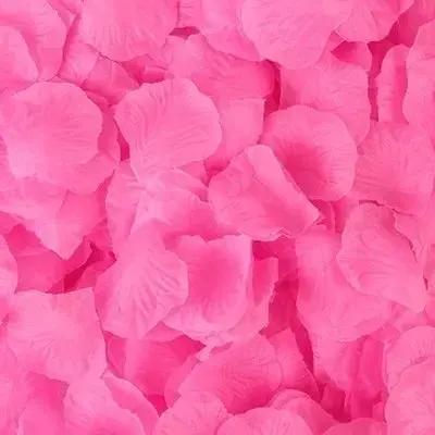 6000/100Pcs Artificial Fake Rose Petals Colorful Simulation Silk Rose Petal For Valentines Day Wedding Party Romantic Decoration